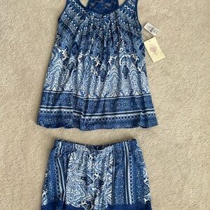 In Bloom Blue Sleepwear